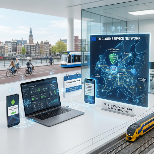 De dienst leeft in app, agenda, notificaties en stationfinder